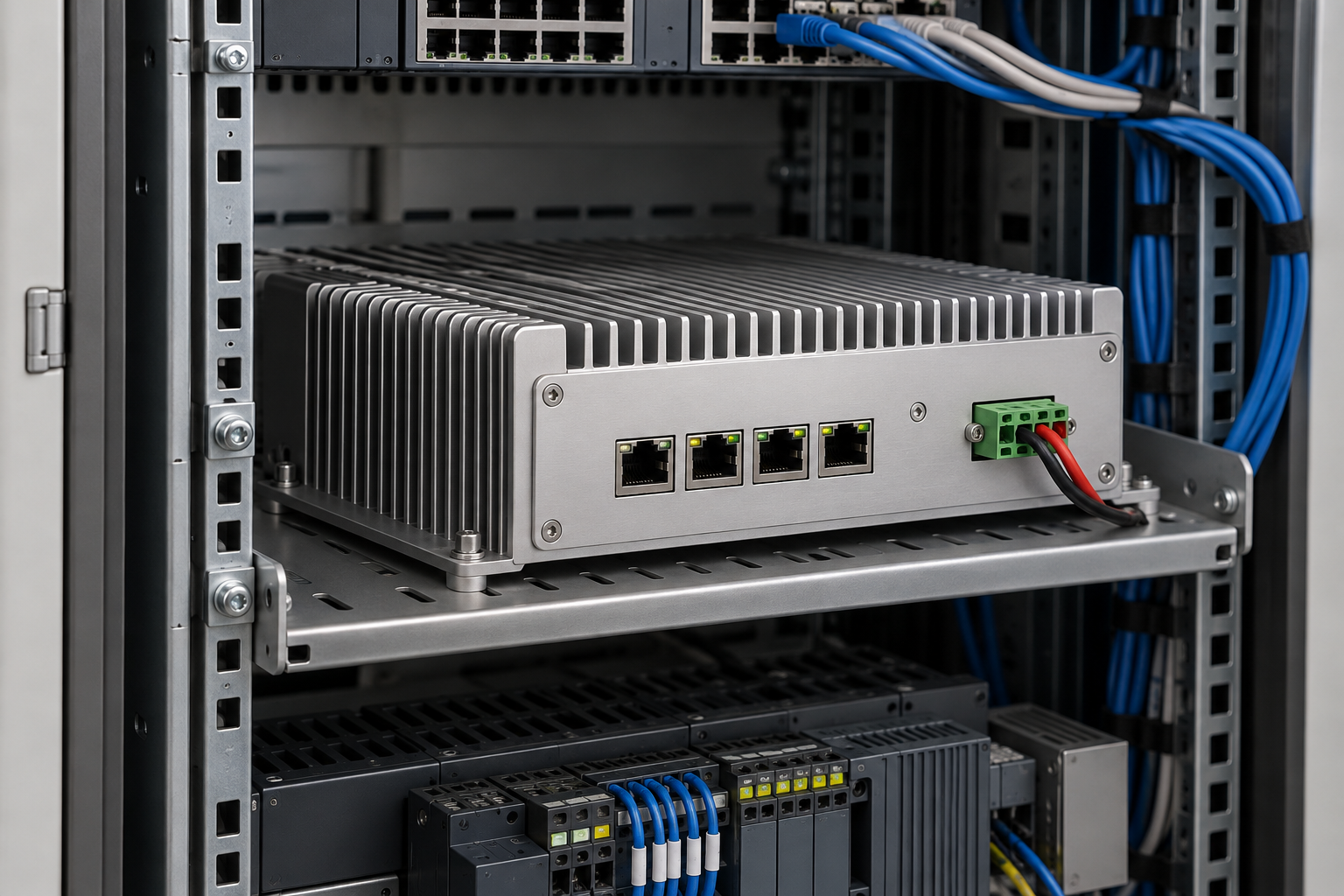 Telecommunications & Industrial Computing rackmount thermal enclosure and heat sink design
