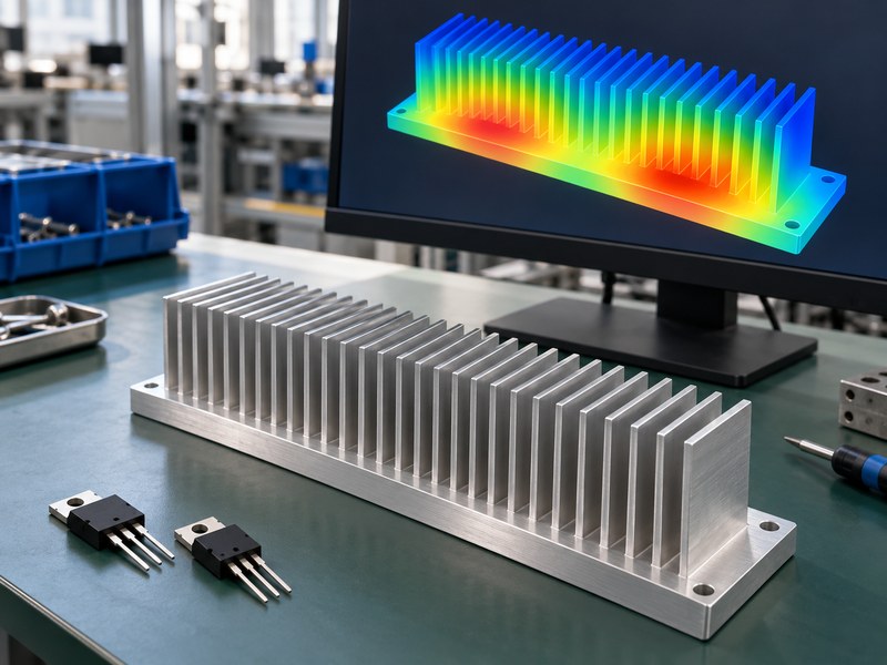 Can voltage regulators share a heat sink with a qualitative shared-base heat map