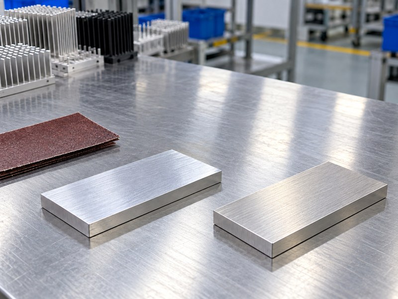 epoxy to attach heat sink to stainless steel prepared metal coupons with controlled surface texture