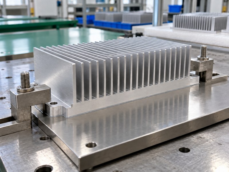 epoxy to attach heat sink to stainless steel cured joint with a continuous thin edge