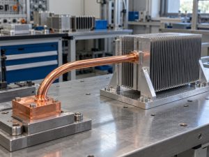 heat pipe applications connecting a source to remote fins