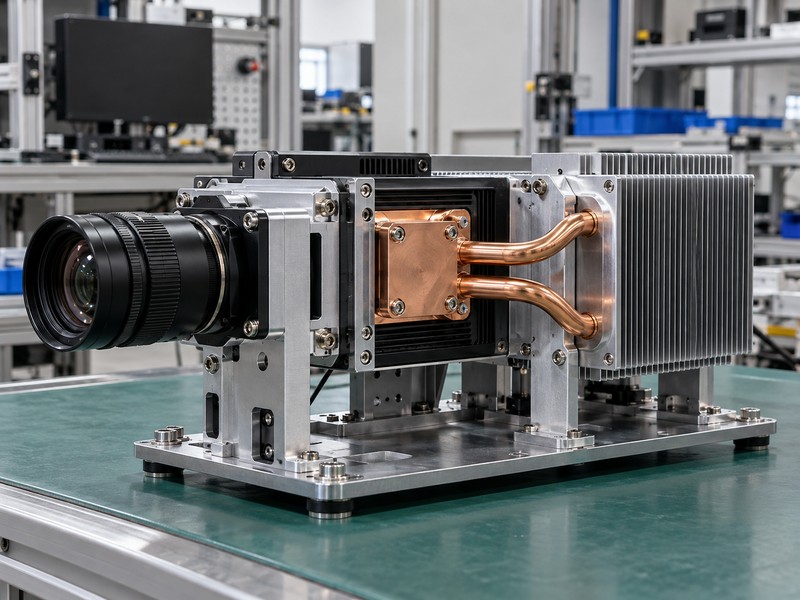 heat pipe applications in a machine vision controller