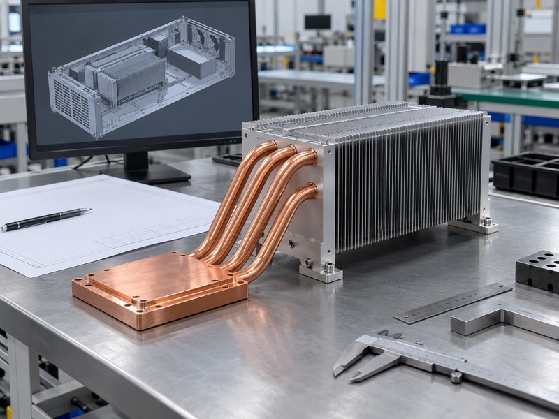 Operating layout review for heat pipe design on an engineering bench