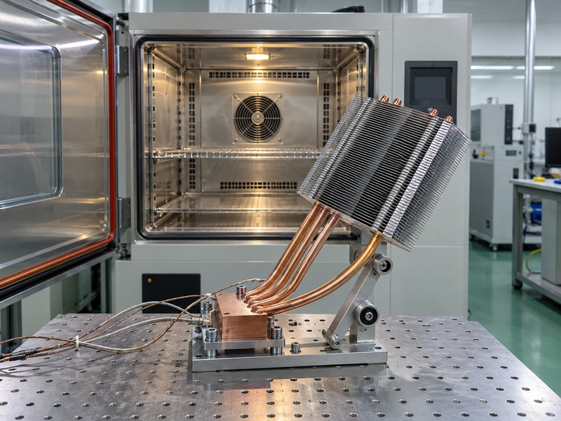 Orientation and startup qualification fixture for heat pipe design