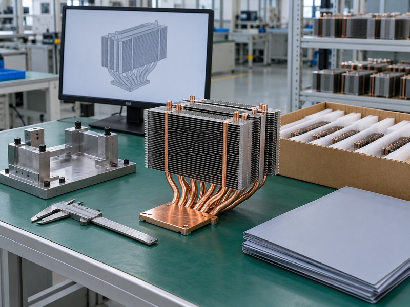 Released sample and inspection tools for heat pipe design