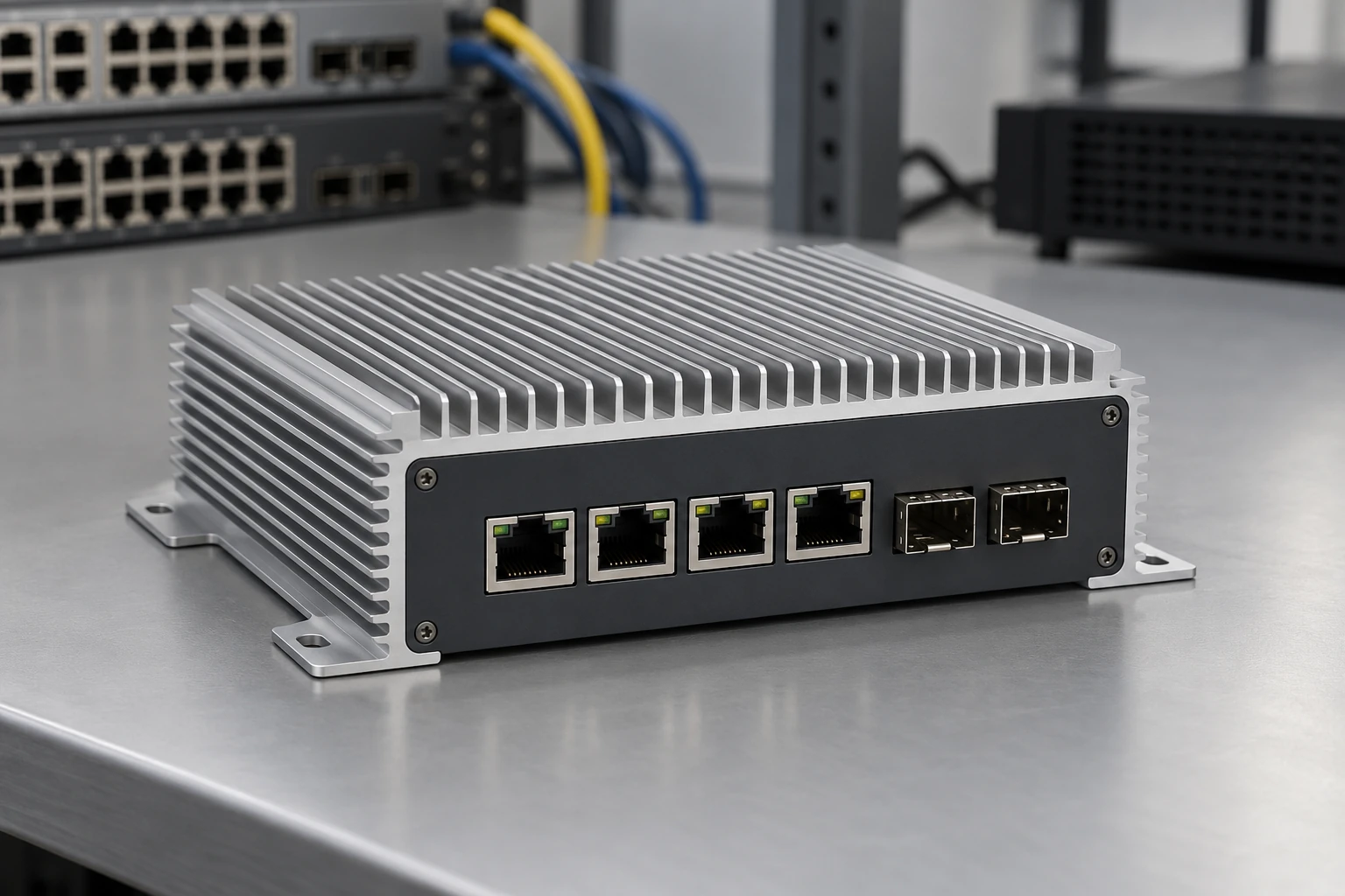 Compact edge networking appliance hardware thermal management