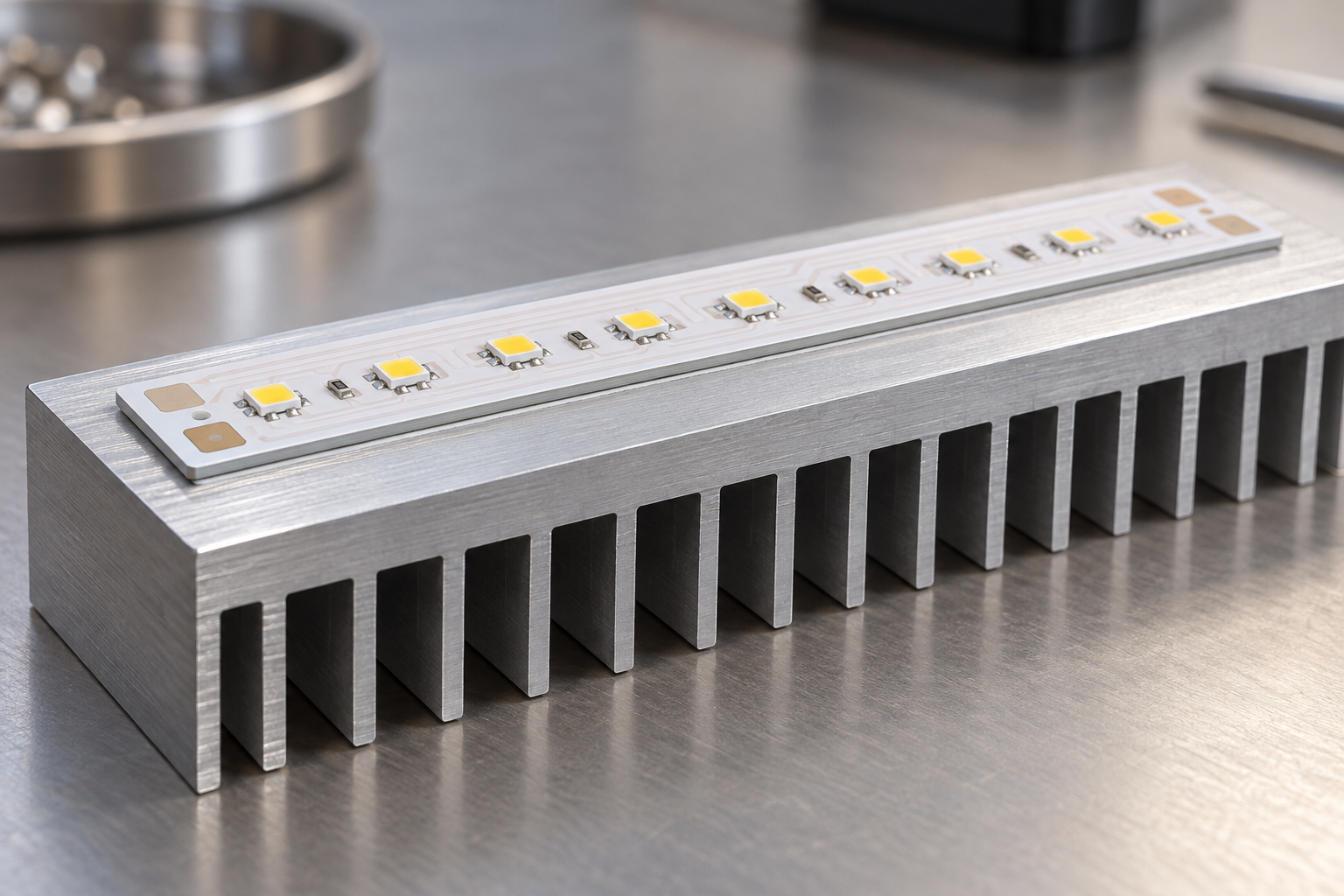 LED support assemblies