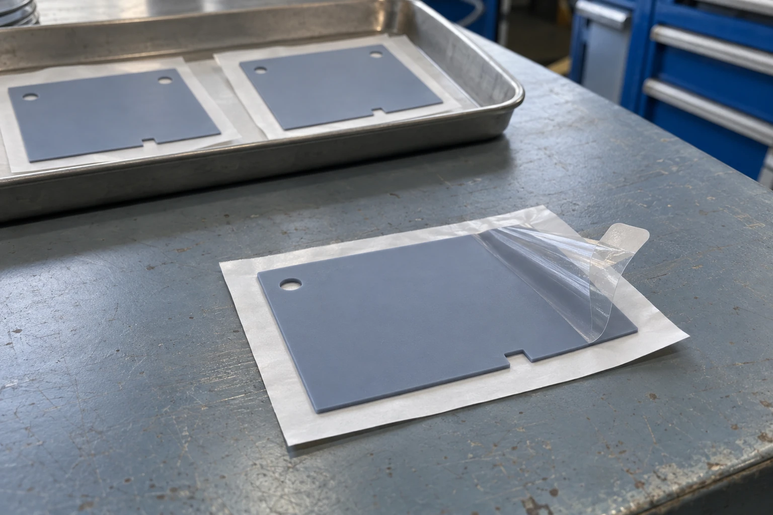 Die cut thermal pad