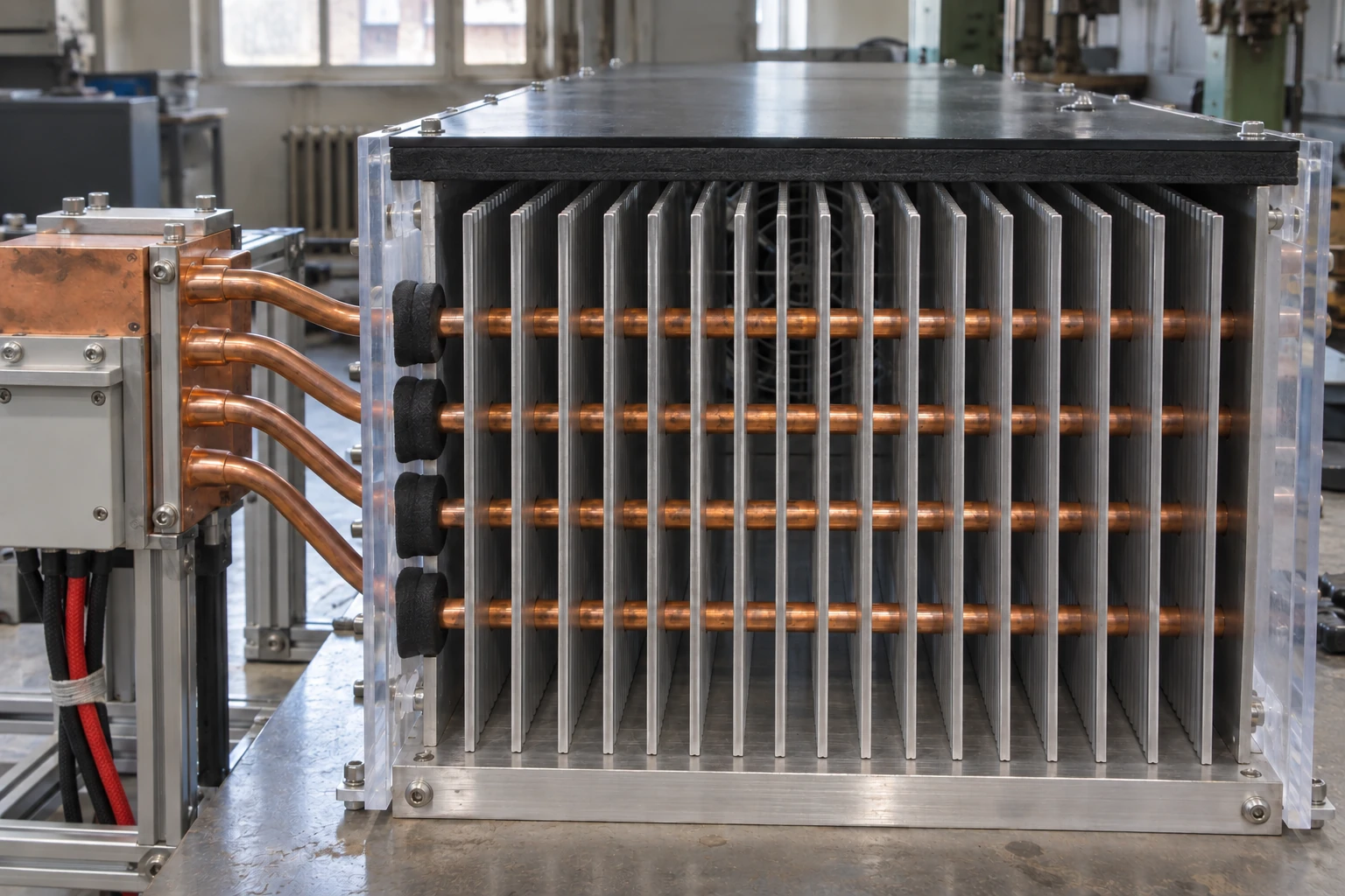 Heat pipe duct photo