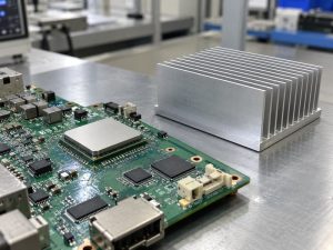 sandblasted aluminum heat sink semiconductor industry packaged semiconductor and separate aluminum heat sink