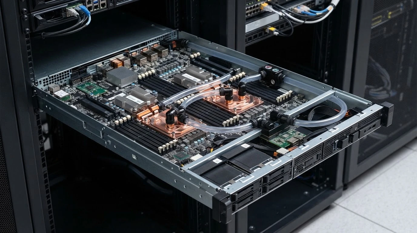 CPU & Accelerator Nodes liquid cold plate compute tray