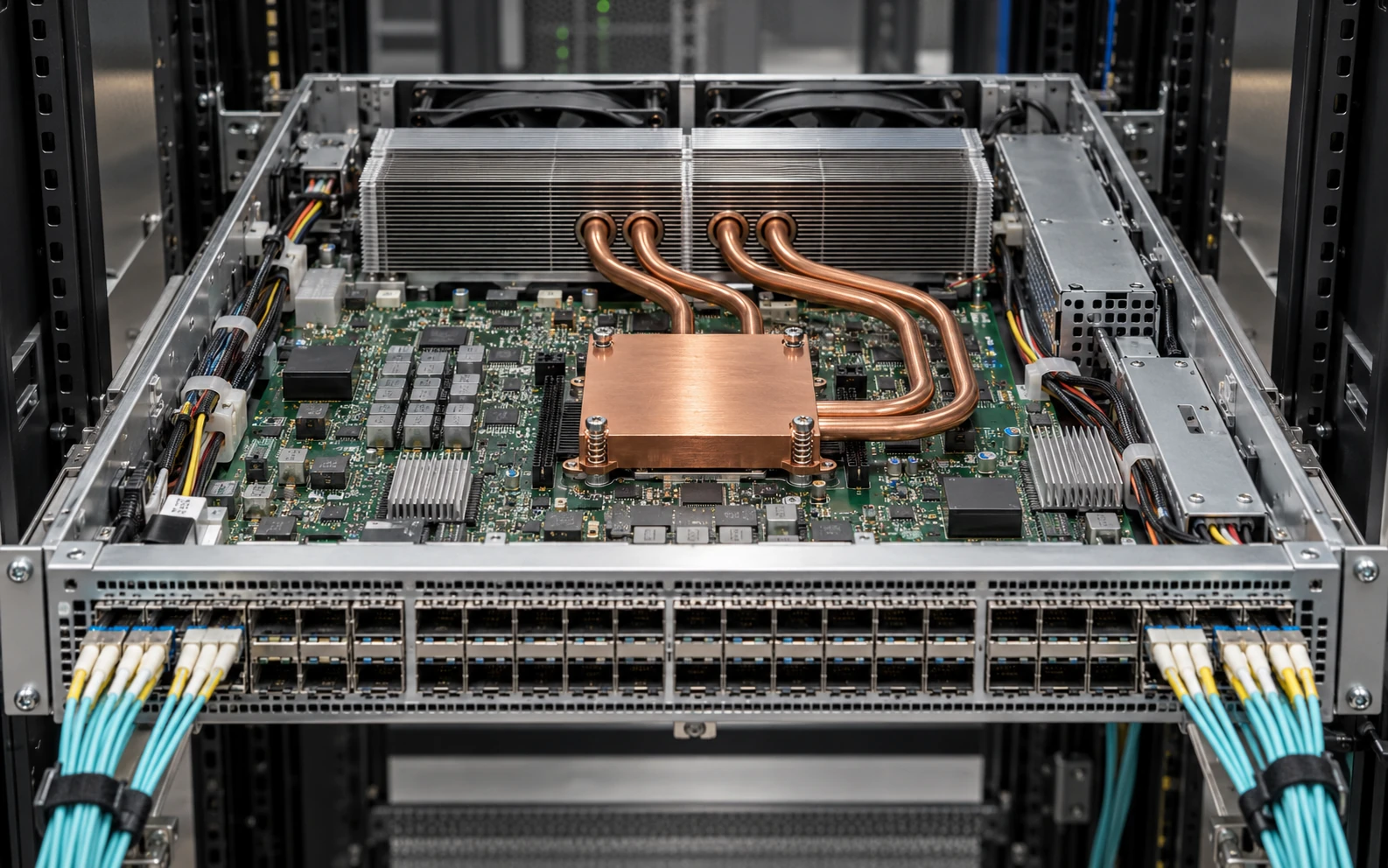 Networking & Storage Platforms multi-chip switch and chassis heat pipe assemblies