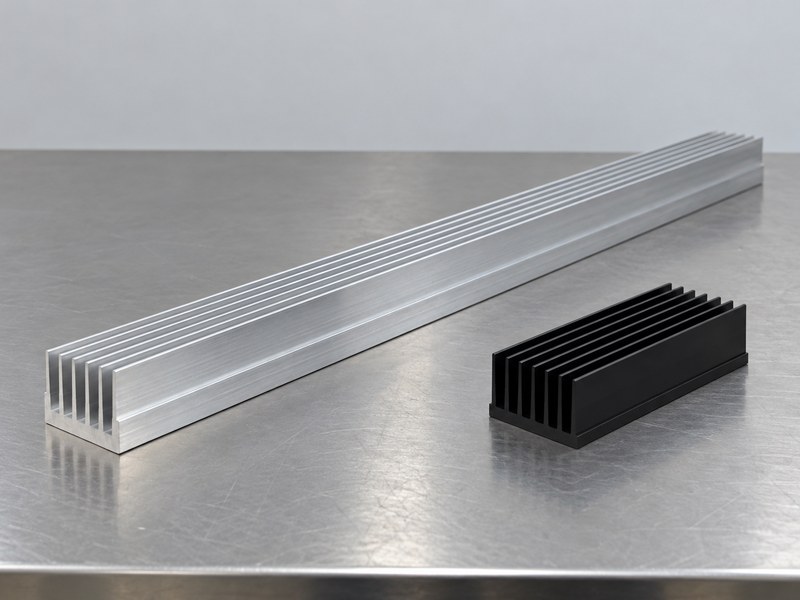 Supply anodized heat sink wholesaler extrusion bar and finished stock piece