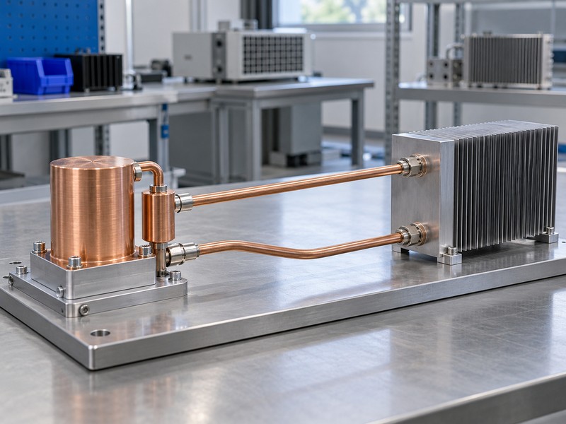 types of heat pipes with a sealed capillary loop demonstrator