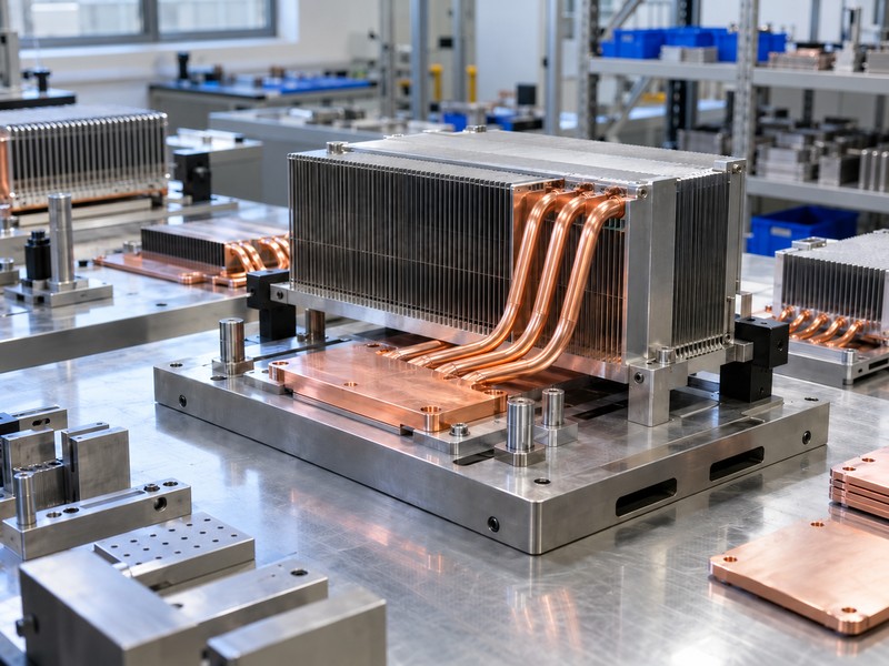 vapor chamber vs heat pipe assembly fixtures and inspection parts