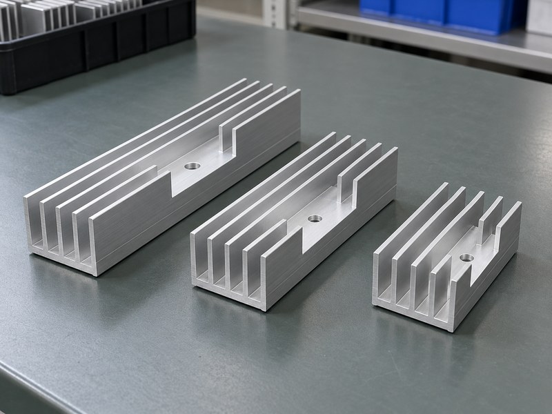 Voltage regulator heat sink and separate unpowered package for tab inspection