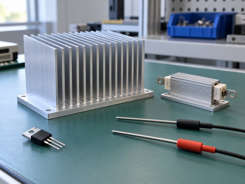 Voltage regulator heat sink calculation prototype test arrangement