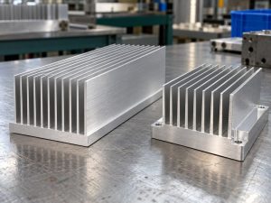 Wear resistant radiator aluminum heat sink alloy and process comparison