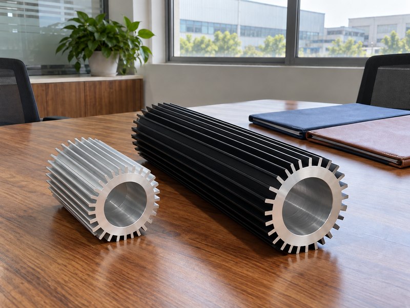 Wholesale tubular heat sink customized quotation scope reviewed with raw and finished samples