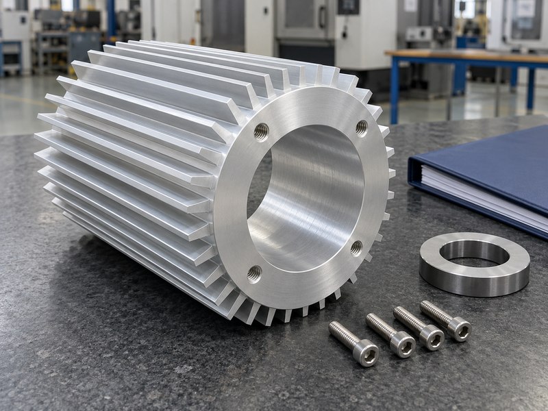 Wholesale tubular heat sink customized approval sample with mounting hardware