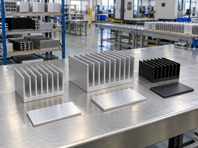 Wire drawing aluminum heat sink supplier sample range for OEM review