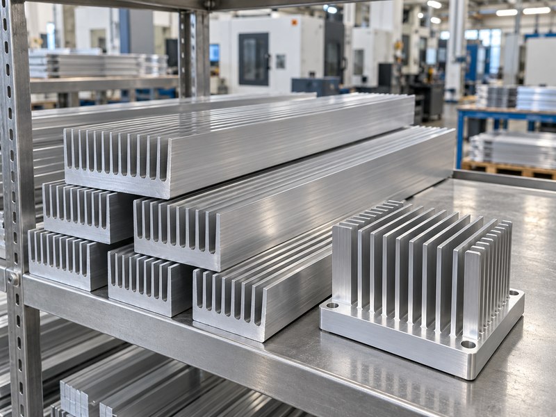 Wire drawing aluminum heat sink supplier material samples and extrusion stock